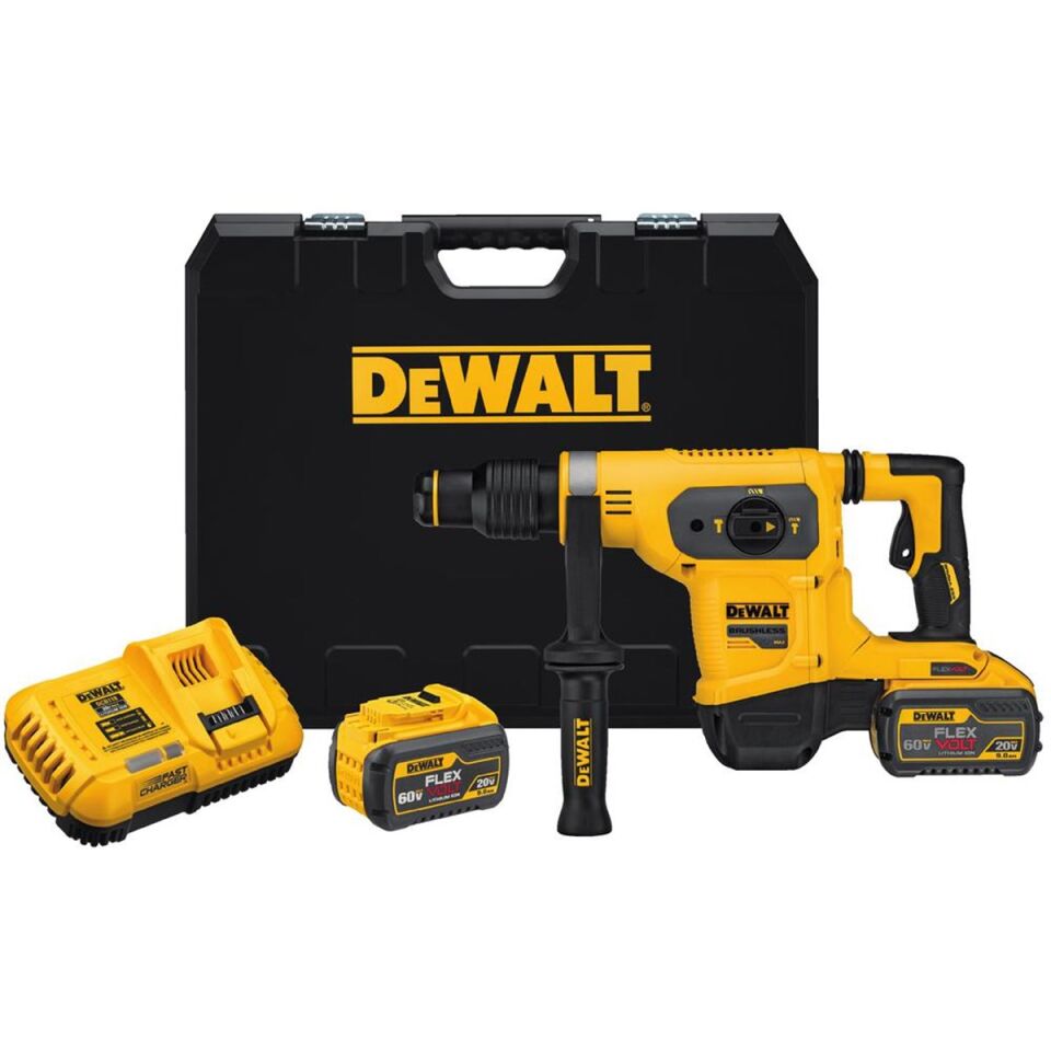 Dewalt DCH481X2 Sds Max Kırıcı Delici Li-ion 9 Amp. Çift Akü 54 Volt 40mm (6.65kg) 7.3J