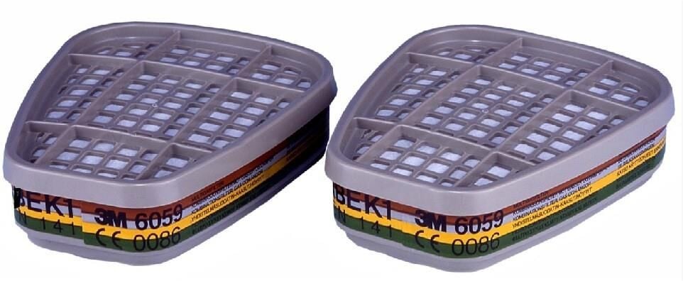 3M 6059 Abek1 Asit-Gaz-Buhar Filtre Takımı