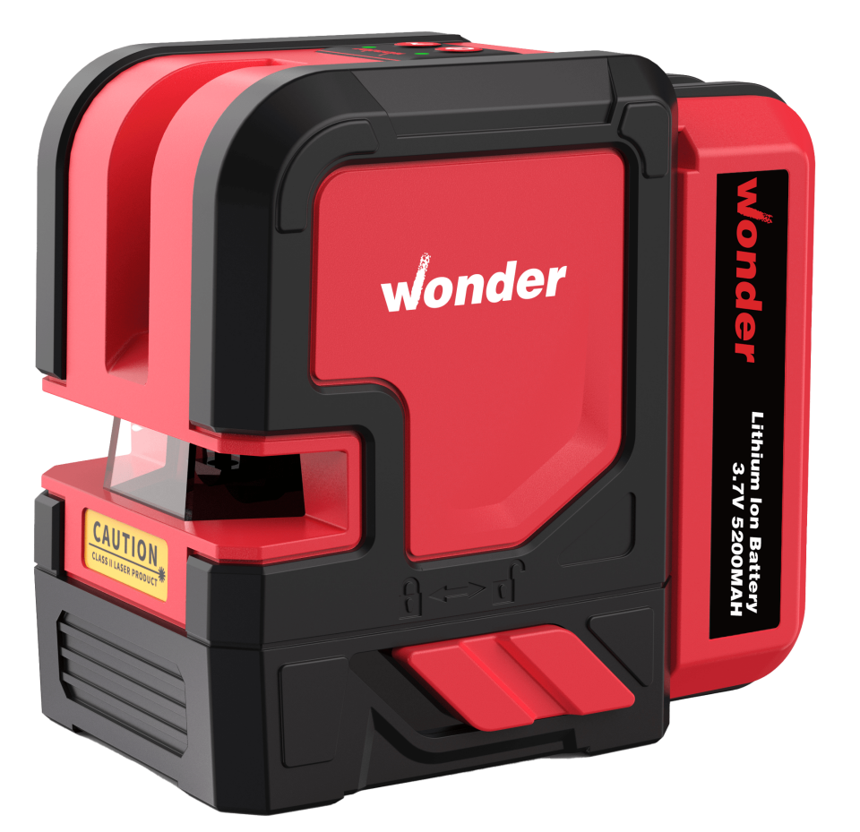 Wonder Lazer Hizalama İki Çizgi Yeşil Profesyonel  3.7V 5.2 Ah
