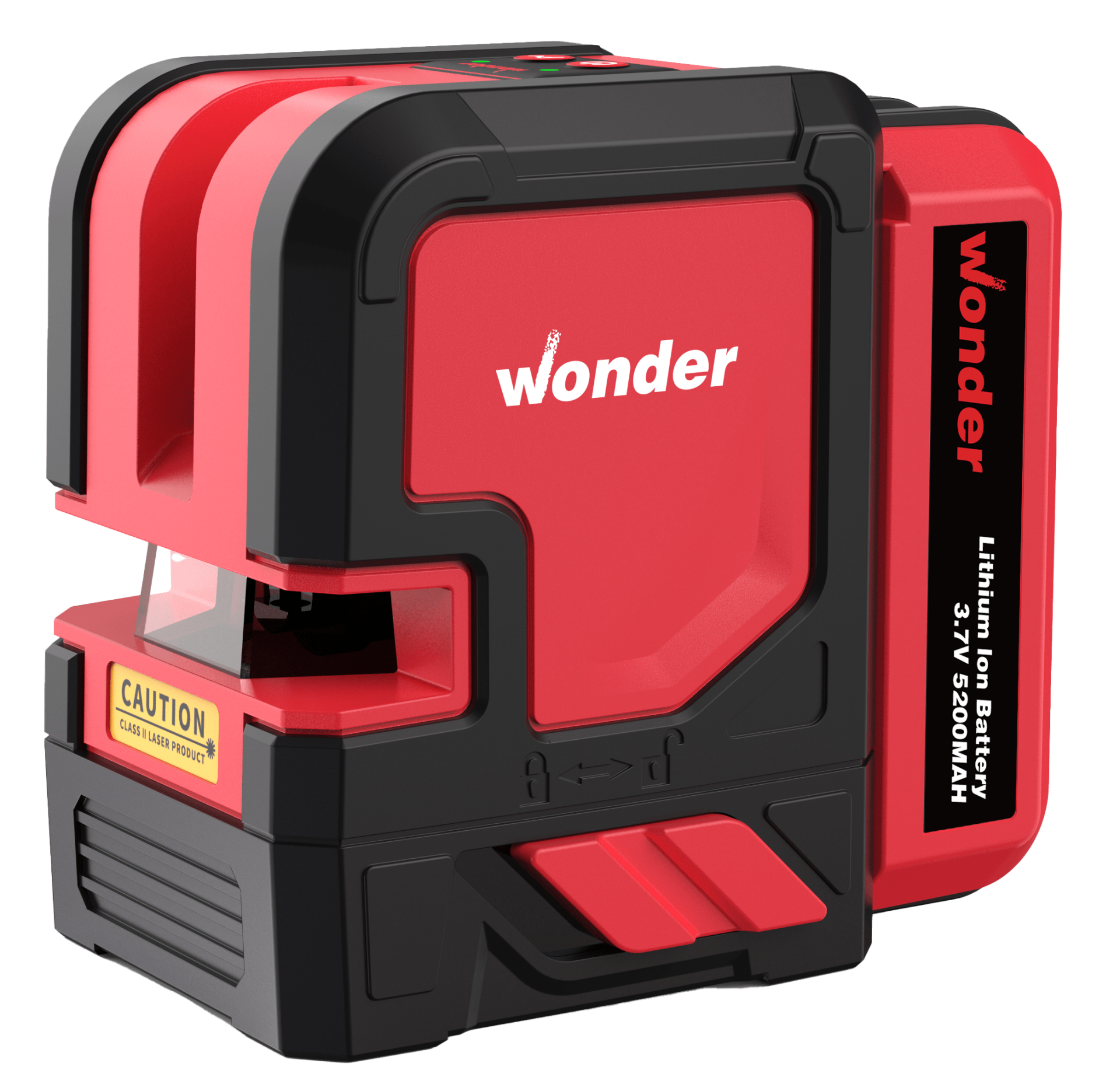 Wonder Lazer Hizalama İki Çizgi Kırmızı Profesyonel 3.7V 5.2 Ah