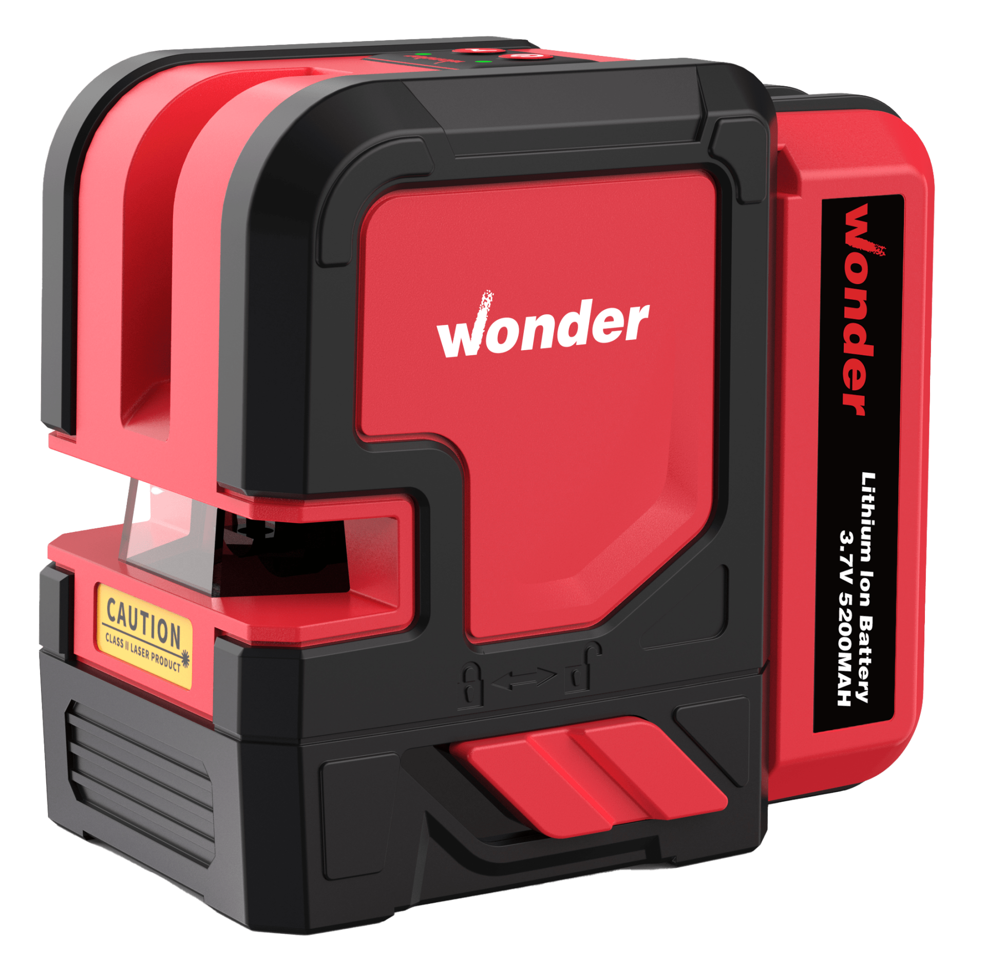 Wonder Lazer Hizalama İki Çizgi Kırmızı Profesyonel 3.7V 5.2 Ah