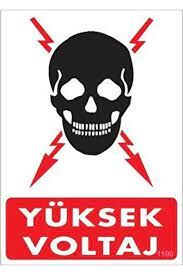 İkaz Levhası Yüksek Voltaj - 1100