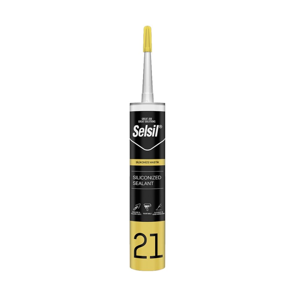 Selsil Silikonize Mastik Altınmeşe 500 Gr