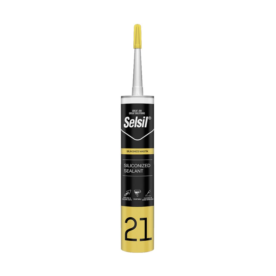 Selsil Silikonize Mastik Altınmeşe 500 Gr