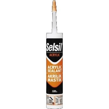 Selsil Silikonize Mastik Gri 500gr