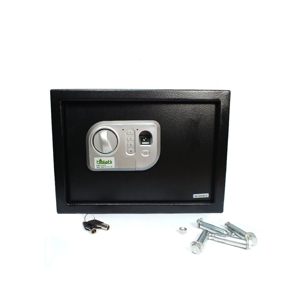 Balatlı 25FPN Parmak Okutmalı Elektronik Para Kasası