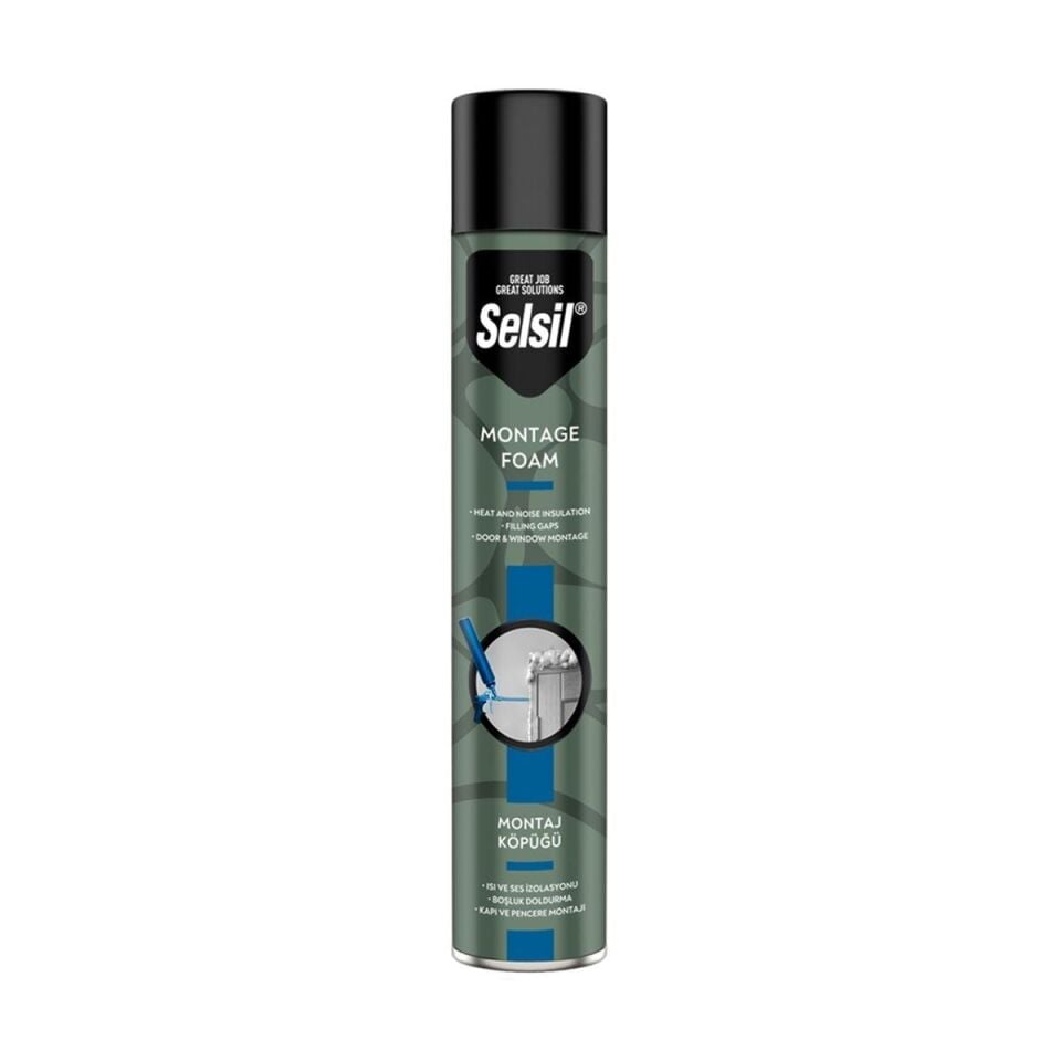 Selsil Poliüretan Köpük (Kutu 750 Ml) 600Gr