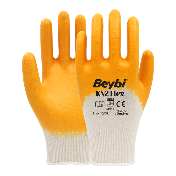 Beybi Kn-2 Flex Pamuk Likralı Örme Eldiven No:9