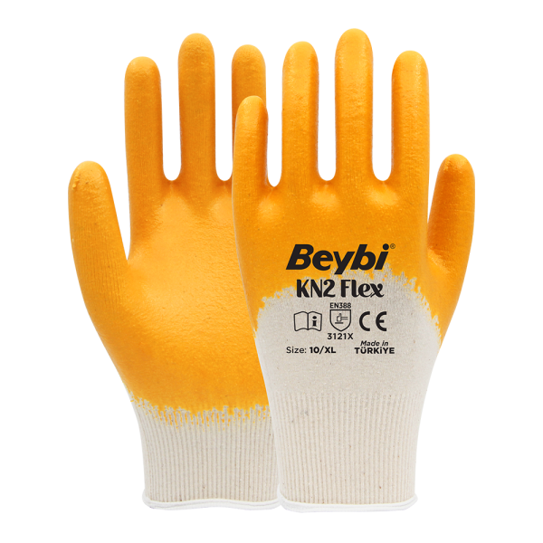 Beybi Kn-2 Flex Pamuk Likralı Örme Eldiven No:9