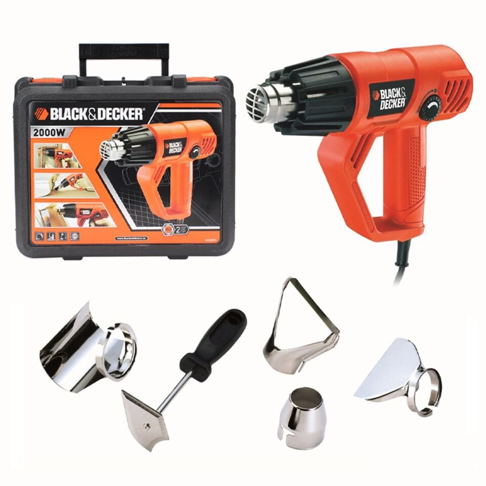 Black&Decker KX2001K Sıcak Hava Tabancası 2000 Watt