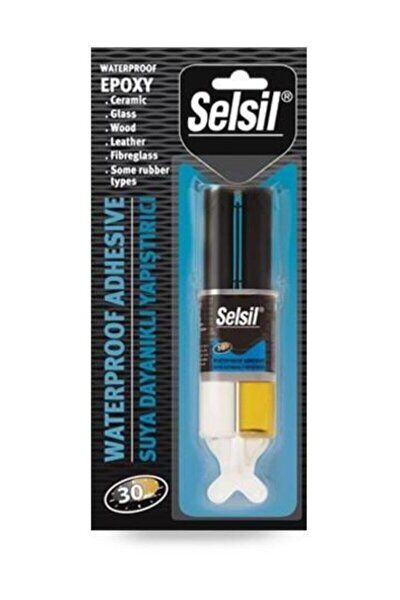 Selsil Suya Dayanıklı Epoksi Enjektör Yapıştırıcı 28gr