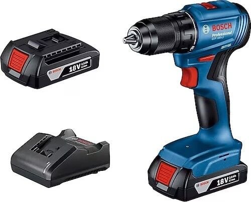 Bosch GSR 185-Li Çift Akülü 2 Ah Vidalama Makinesi