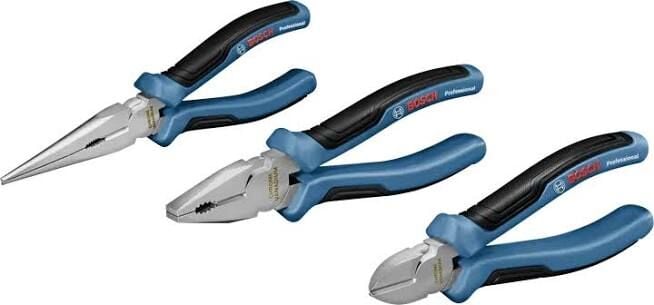 Bosch Profesyonel El Aletleri Seti 3 Parça (Pense-Yan Keski-Kargaburun)