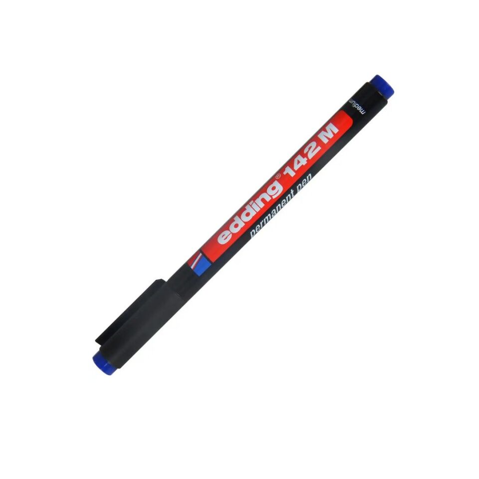 Edding 142M Asetat Kalemi Mavi