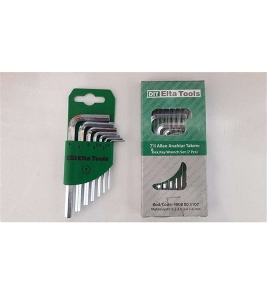 Elta Allen Anahtar Takımı 7 Parça