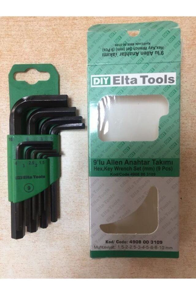 Elta Allen Anahtar Takımı 9 Parça
