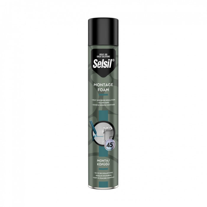 Selsil Poliüretan Köpük (Kutu 750 Ml) 845 Gr