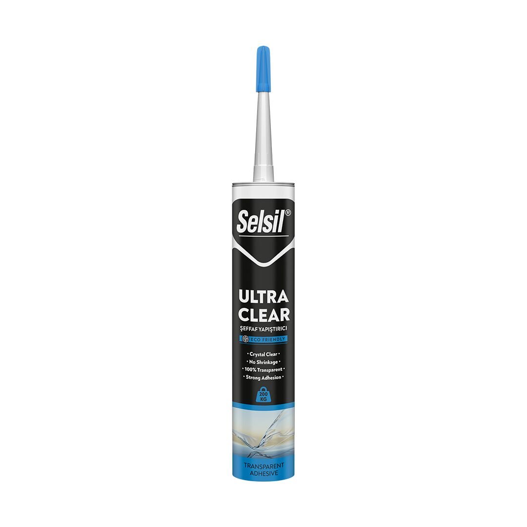 Selsil Ultraclear Montaj Yapıştırıcı Şeffaf 290ml