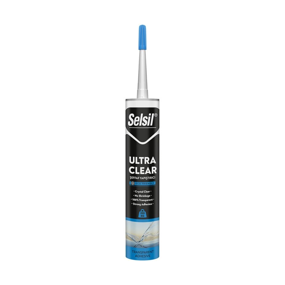 Selsil Ultraclear Montaj Yapıştırıcı Şeffaf 290ml