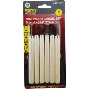 Sakata WD1006 Ahşap Oyma Seti 6 Parça