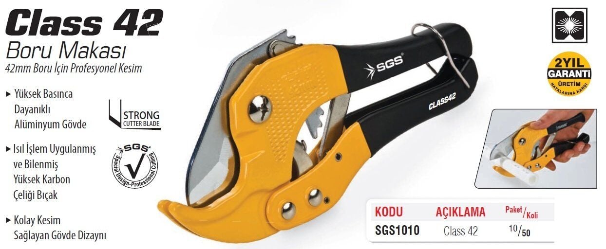 Sgs Boru Makası Class 42
