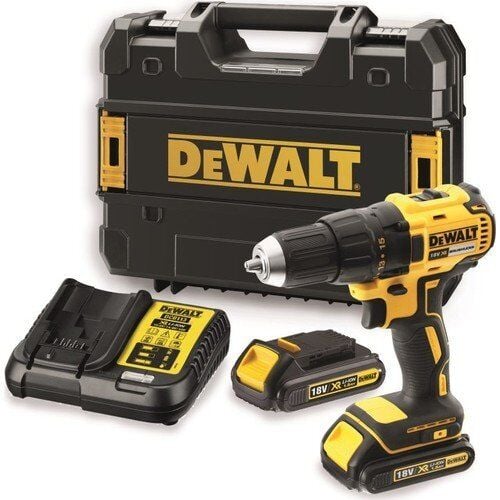Dewalt DCD777S2T Kömürsüz Darbesiz Vidalama Matkabı 18 Volt 1.5Ah 65Nm Tork