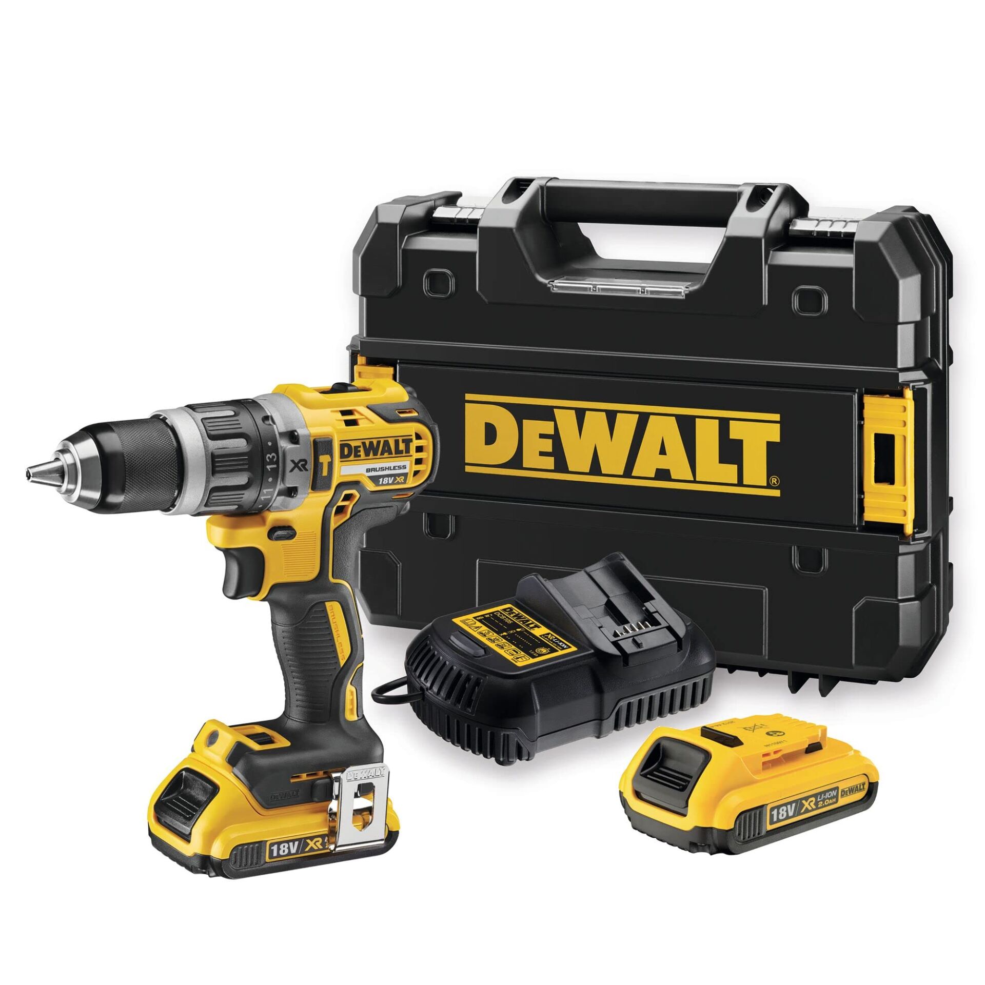 Dewalt DCD778S2T Kömürsüz Darbeli Vidalama Matkabı 18 Volt 1.5Ah 65Nm Tork