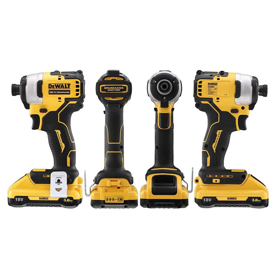 Dewalt DCF809L2T Kömürsüz  Darbeli Vidalama 18 Volt 3.0Ah 190Nm Tork