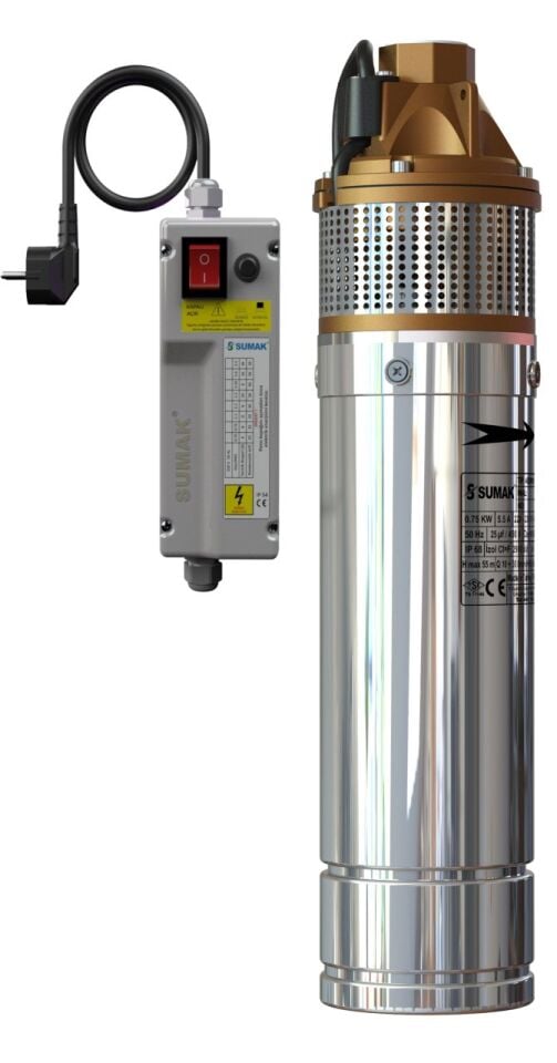 Sumak 4SDM100 Temiz Su Dalgıç Pompası