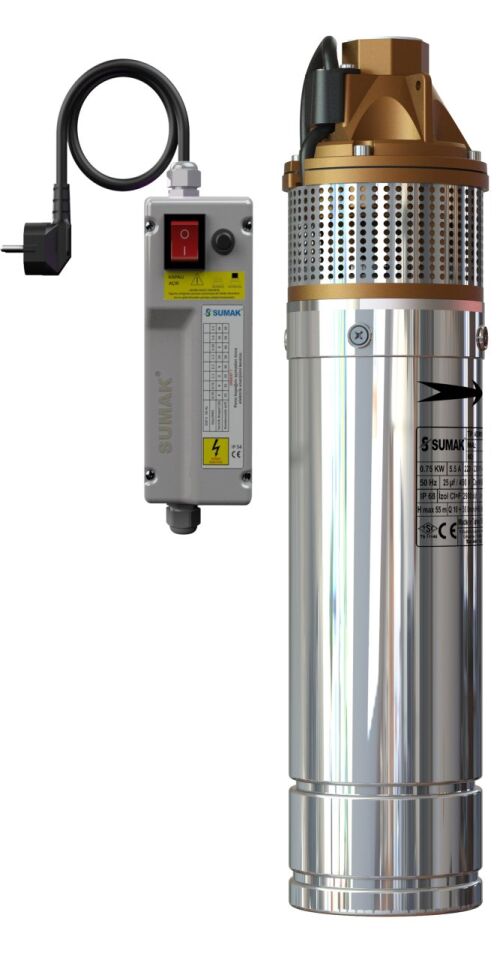 Sumak 4SDM100 Temiz Su Dalgıç Pompası