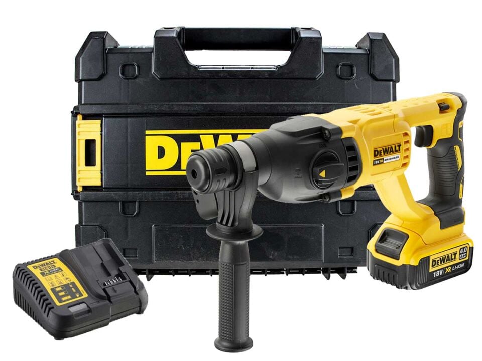 Dewalt DCH133M1 Akülü Kırıcı Delici Matkap 18 Volt 4.0 Ah(TEK AKÜ) 2.6J