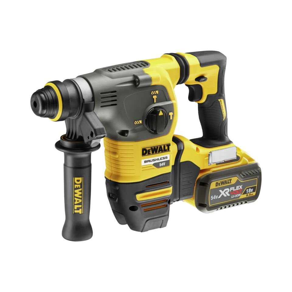 Dewalt DCH333X2 Akülü Kırıcı Delici Sds-Plus 9Amp. Çift Akü 18/54V (4.9 KG) 4.2J
