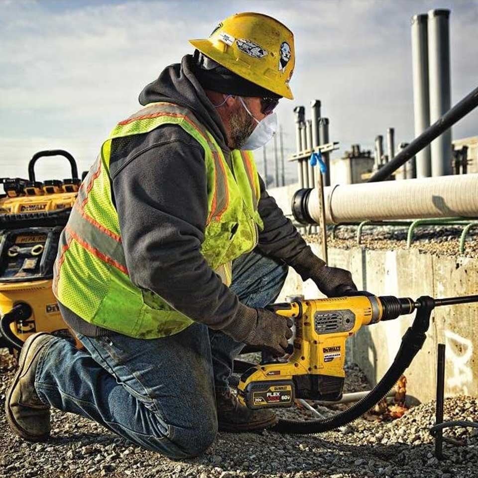 Dewalt DCH481X2 Sds Max Kırıcı Delici Li-ion 9 Amp. Çift Akü 54 Volt 40mm (6.65kg) 7.3J