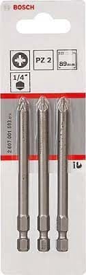 Bosch Bits Uç Yıldız Extra Hard PZ2x89mm 3'lü