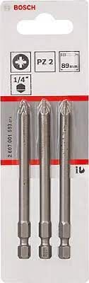 Bosch Bits Uç Yıldız Extra Hard PZ2x89mm 3'lü