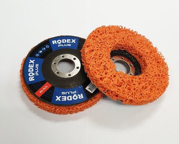 Rodex Boya Pas Kazıma Metal Parlatma Ve Aşındırıcı Turuncu Disk 115mm
