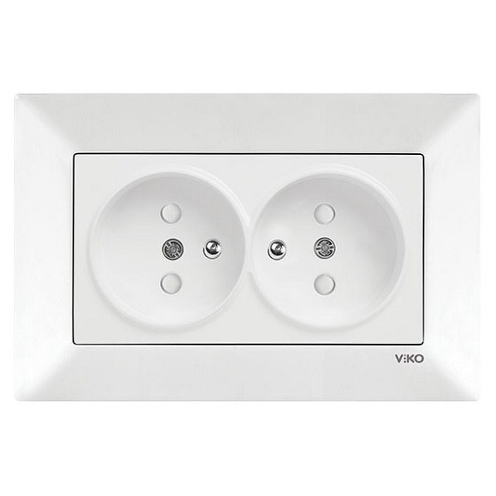 Viko İkili Topraklı Priz 2mt (Çocuk Korumalı)