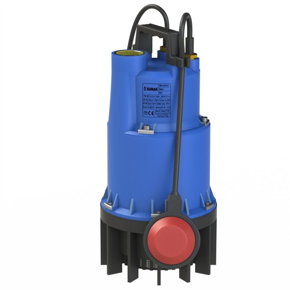 Sumak SDF5/2 Temiz Su Dalgıç Pompası 220 Watt