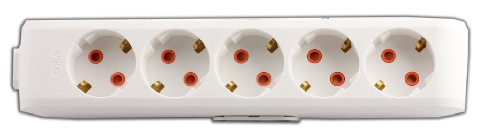 Viko Beşli Topraklı Priz 5mt (Çocuk Korumalı)