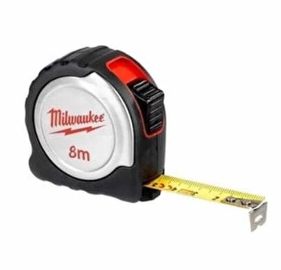 Milwaukee T4932451640 Şerit Metre İnox Gövde 8mt-25mm
