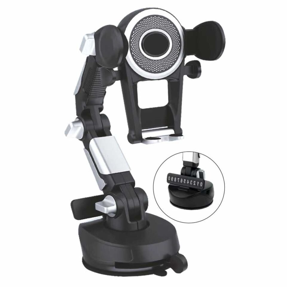 Autokit Araç İçi Güçlü Vantuzlu Telefon Tutucu Numaratör FA1-959