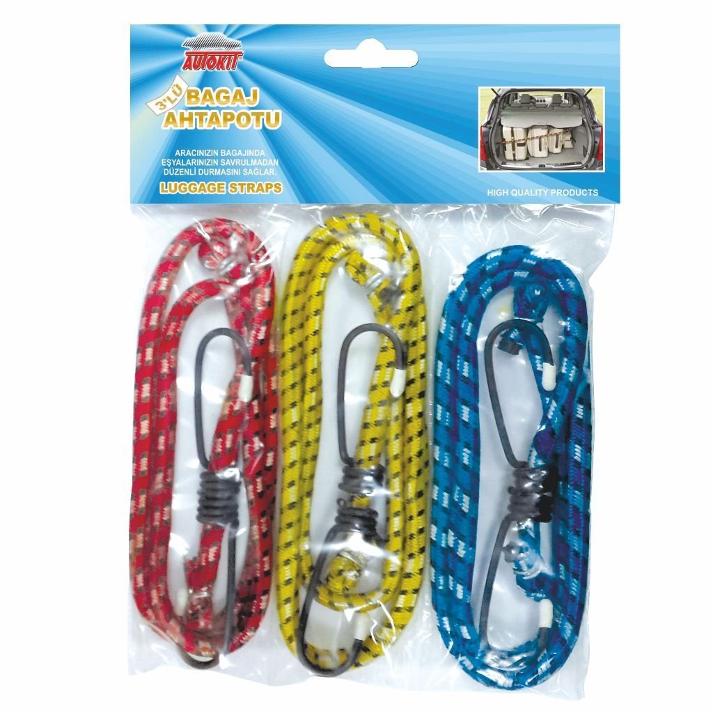 AutoKit Bagaj Ahtapotu 3'lü Paket FA1-702