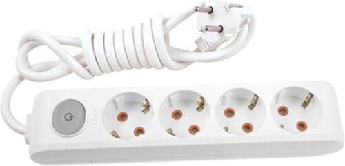 Viko Beşli Topraklı Priz Anahtarlı 3mt (Çocuk Korumalı)