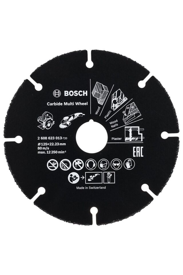 Bosch Çok Amaçlı Kesici Disk (Ahşap-Plastik) 125 Mm