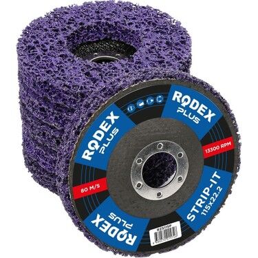 Rodex Boya Pas Kazıma Metal Parlatma Mor Disk 115mm