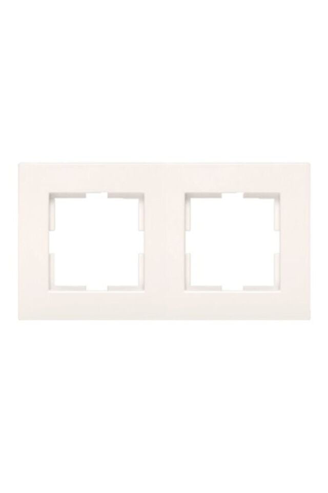 Viko İkili Karre Çerçeve Krem