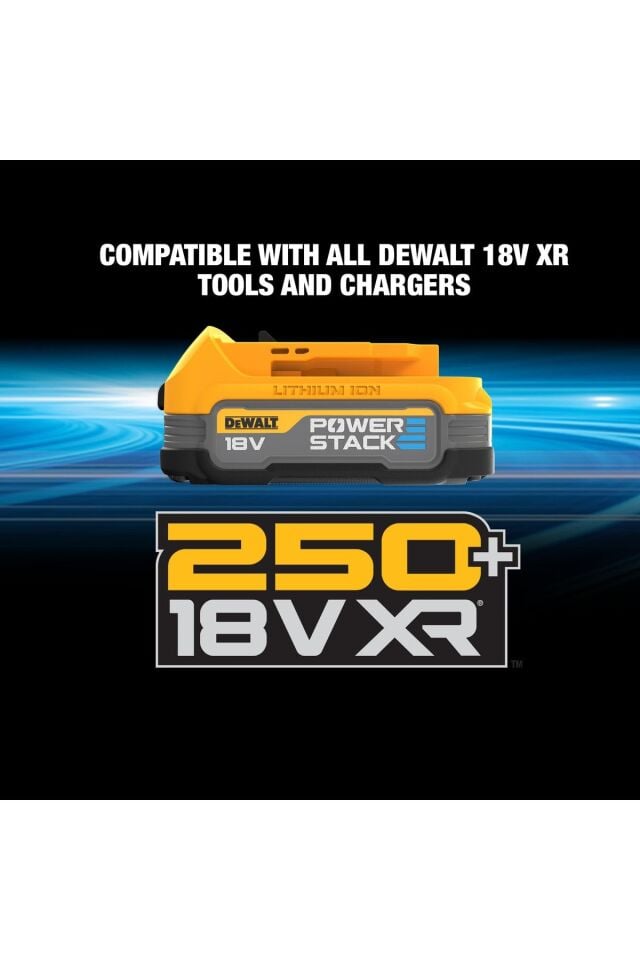 Dewalt DCBP034 NT XR Powerstack Batarya (Pil) (Akü) 18V 1.7 Ah