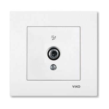 VİKO Karre Uydu Prizi Beyaz