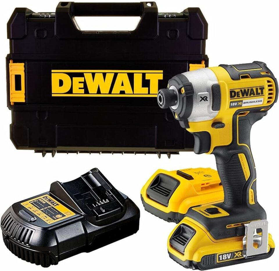 DEWALT DCF887D2 Kömürsüz Darbeli Tornavida 18V 2,0AH 205NM