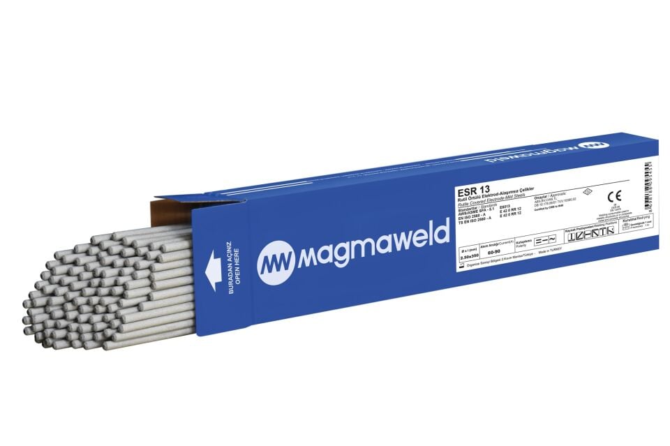 Magmaweld Esr 13 Rutil Elektrod 3.25x350mm (Paket:100)